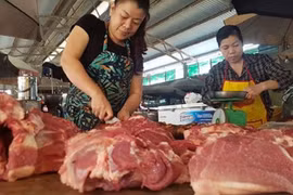 Giá thịt lợn đang giảm dần trước Tết Nguyên đán