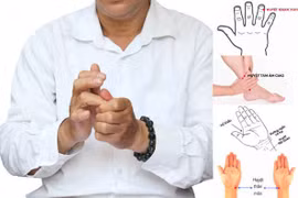 Day bấm huyệt chữa say tàu xe hiệu quả