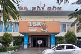 Ga Sài Gòn vắng vẻ lạ thường.