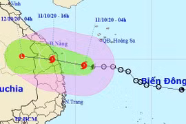 Bão số 6 hình thành, hướng vào Quảng Nam - Bình Định