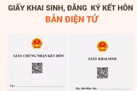 Từ 18/2: Được dùng Giấy khai sinh, Giấy chứng nhận kết hôn bản điện tử