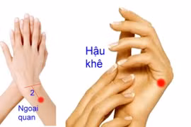 Vê ngón tay trị viêm gân cơ bàn tay
