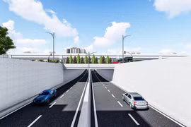Hà Nội làm hầm chui Lê Văn Lương - Vành đai 3 với 10 làn xe