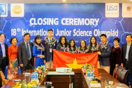 Học sinh Việt Nam giành 4 huy chương vàng Olympic Khoa học trẻ quốc tế