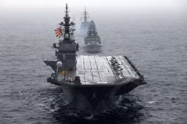 F-35B thao diễn cùng soái hạm Izumo, Mỹ-Nhật liên tục tập trận “nắn gân” Trung Quốc