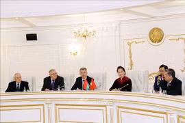 Chủ tịch Quốc hội Nguyễn Thị Kim Ngân hội đàm với lãnh đạo Đảng Cộng sản Belarus