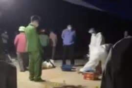Hiện trường vụ án mạng.