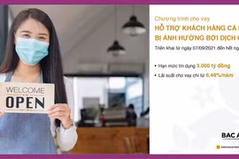 BAC A BANK ưu đãi cho vay hỗ trợ khách hàng cá nhân bị ảnh hưởng bởi dịch Covid-19