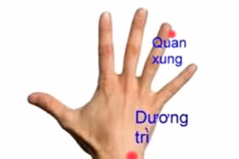 Kích thích huyệt truyền nhiệt cho cơ thể