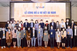 Lễ công bố và sơ kết 2 năm các chương trình học bổng và đào tạo của VinIF diễn ra chiều ngày 24/11/2021.