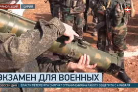 Chuyên gia Nga huấn luyện binh sĩ Syria sử dụng súng phóng lựu nhiệt áp