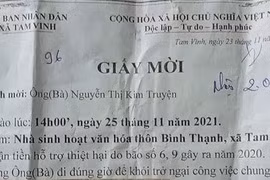 Đề nghị kiểm điểm các cấp vụ chi trả 2.000 đồng hỗ trợ thiệt hại do bão
