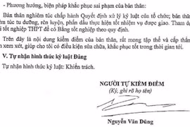 Trưởng phòng GD&ĐT chưa tốt nghiệp THPT bị kỷ luật