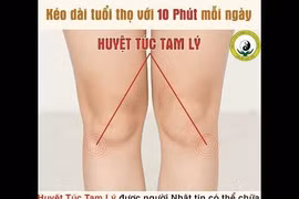 Day ấn huyệt bổ khí huyết, cường tráng cơ thể