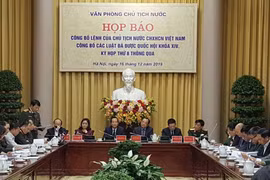 Công bố Lệnh của Chủ tịch nước đối với 11 Luật