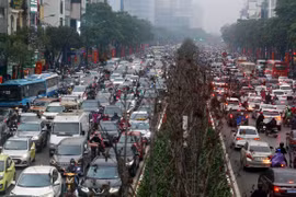 Giao thông ùn tắc ngày đầu tuần
