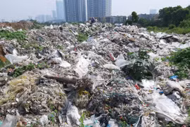 Hà Nội: Rác thải bao vây khu đô thị Trung Văn