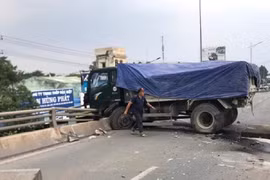 Hiện trường vụ tai nạn.