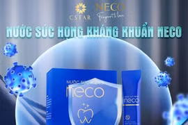 Sản phẩm nước súc họng NECO được quảng cáo có khả năng phòng ngừa vi rút hàng đầu, được Sở Y tế cấp phép?