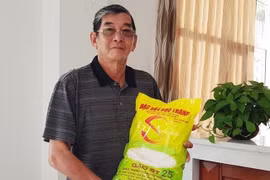 Nhận biết gạo ST25 qua bao bì