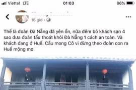 Hướng dẫn viên xin lỗi khi loan tin đưa khách chạy khỏi Đà Nẵng