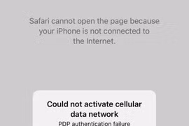 Mạng 3G MobiFone đang mất kết nối