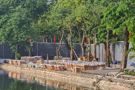 Cận cảnh trận địa pháo hoa Hồ Gươm trước giờ G 