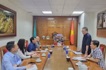 Lãnh đạo VUSTA làm việc với Viện Chính trị, Hành chính và Chính sách công 