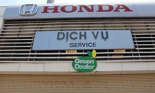 Đại lý ôtô Honda Việt Nam đều đạt tiêu chuẩn Green Dealer