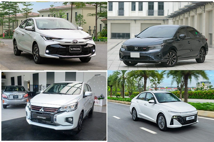 Xem Hyundai Accent, Toyota Vios và Honda City "đua tam mã" doanh số