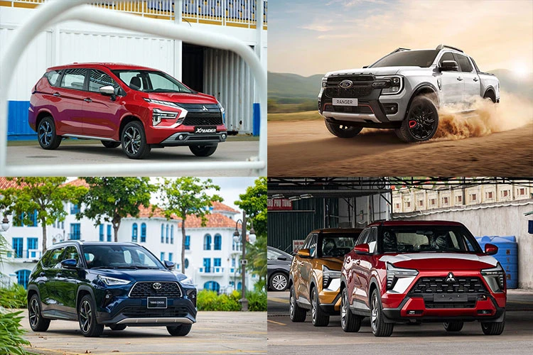 Top ôtô động cơ đốt trong bán chạy nhất Việt Nam tháng 3/2025