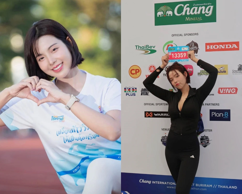Cô giáo Thái Lan đẹp quyến rũ nhờ marathon