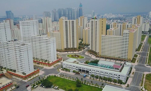 Toàn cảnh khu tái định cư vắng bóng người ở Thủ Thiêm