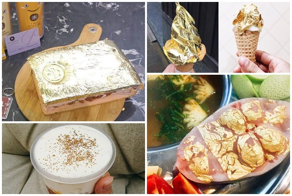 Món ăn dát vàng ở Việt Nam có giá bao nhiêu?