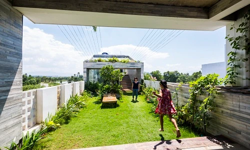 Nhà 4 tầng ngập ánh sáng và bóng cây ở Đà Nẵng
