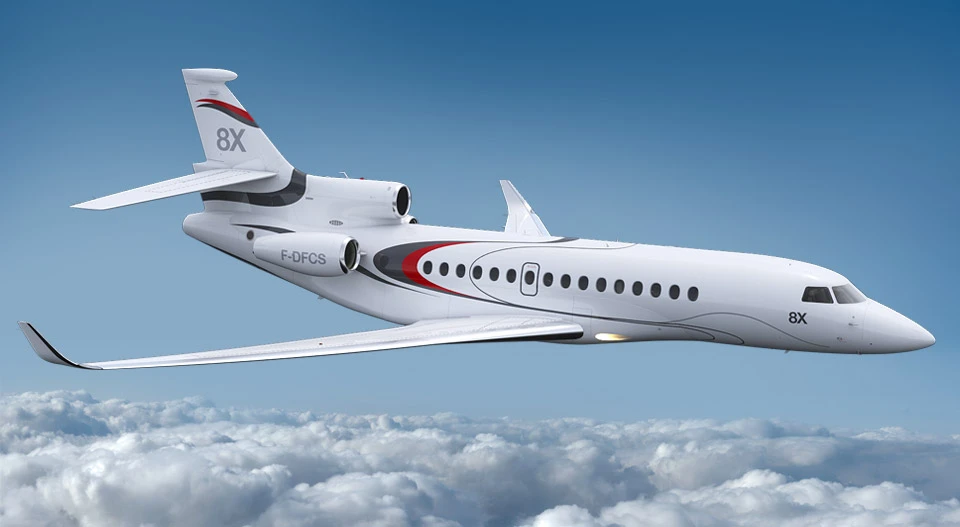 "Soi" chuyên cơ Falcon 8X hơn 1.300 tỷ, giá thuê 8,3 tỷ đồng/chuyến