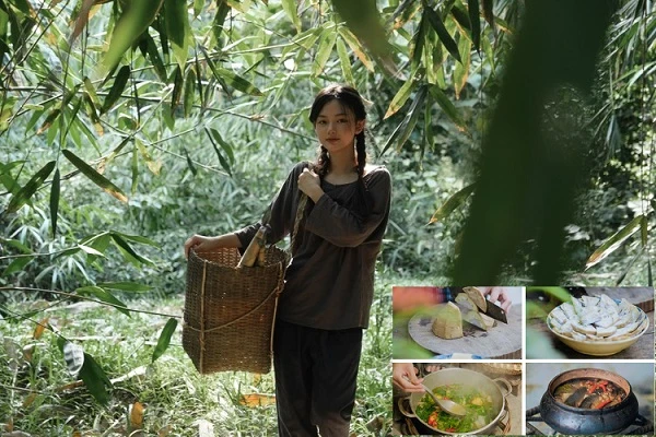 "Thôn nữ" Gen Z làm người xa quê xao xuyến với loạt bữa cơm nhà