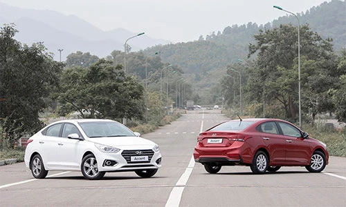 Gần 1700 xe Hyundai Accent bán ra trong tháng 10/2018