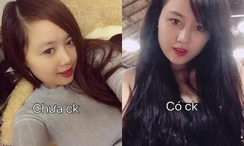 Chị em thi nhau khoe ảnh trước và sau khi lấy chồng