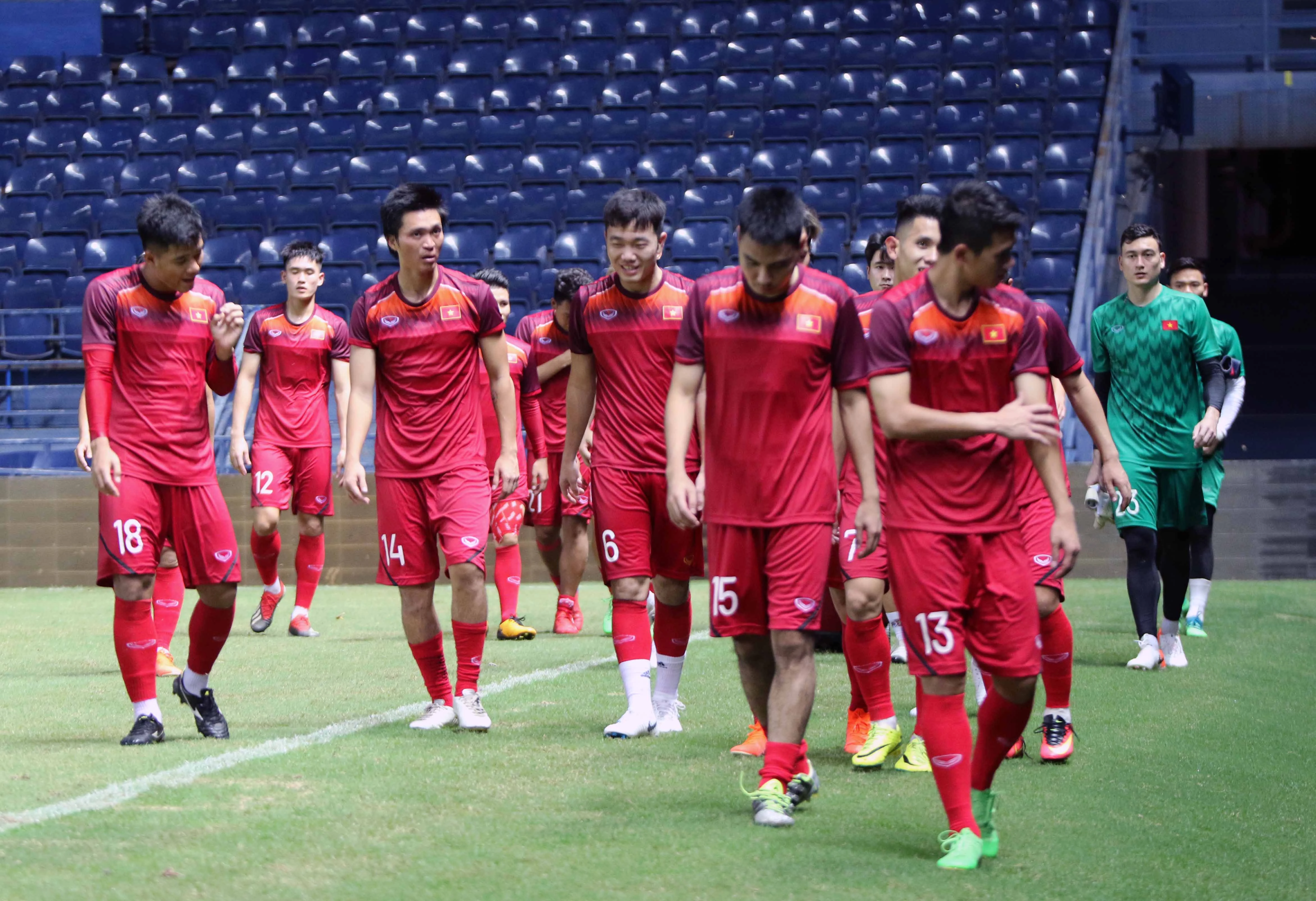 Đội tuyển Việt Nam sung mãn trước trận gặp Thái Lan tại King's Cup 2019