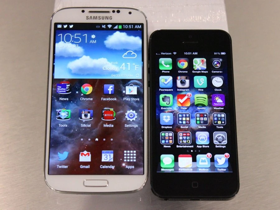 11 tính năng vượt trội của Galaxy S4 so với iPhone 5S