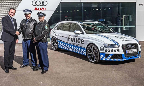 Ngắm “cỗ máy tốc độ” Audi RS4 Police cực chất