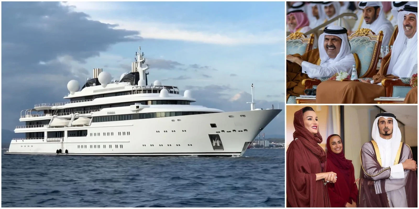 Cận cảnh du thuyền nửa tỷ USD của Hoàng gia Qatar
