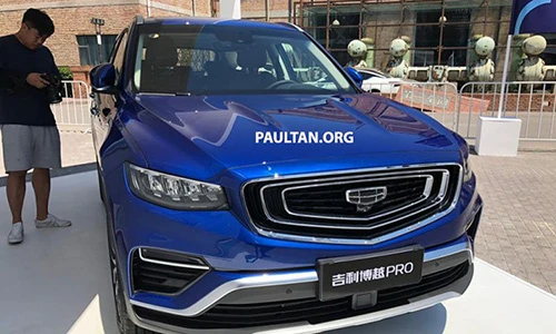 "Xe Tàu" Geely Boyue Pro sang chảnh như Porsche ra mắt