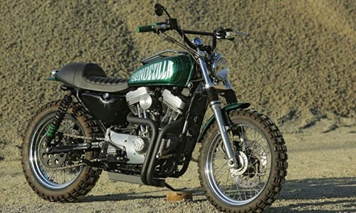 Chiếc Street Tracker cá tính mang “linh hồn” Harley Sportster 883
