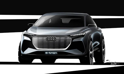 Xe điện Audi Q4 e-tron Concept sắp ra mắt toàn cầu