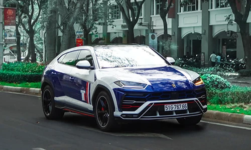 Đại gia Minh Nhựa lại "thay áo" Lamborghini Urus giá 23 tỷ
