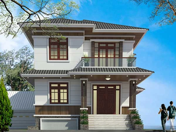 10 mẫu nhà 2 tầng 1 hầm đẹp từng centimet