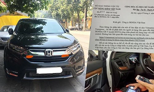 HVN nói về lỗi chân phanh CR-V chưa thuyết phục