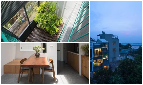 36m2, nhà phố vẫn rộng thoáng và ngập sáng đến bất ngờ